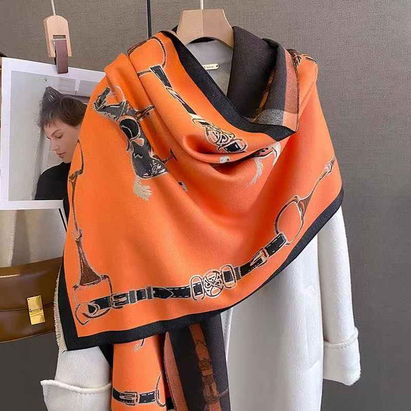 Muffler Men Wool - Sciarpa in cashmere imitazione cavallo da
