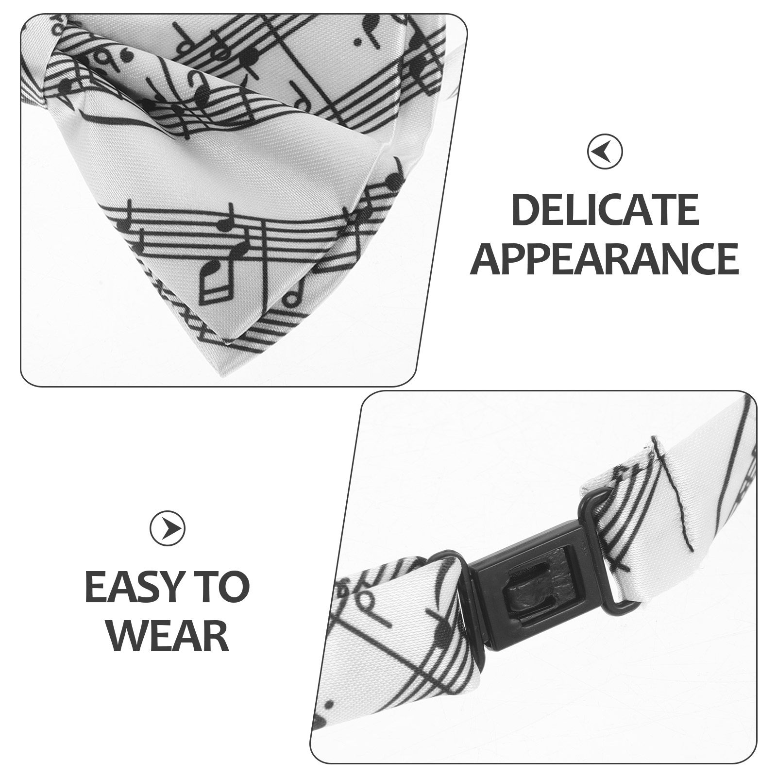 Set da 3 papillon a tema piano - Bow Tie Pre Tied recensione e prezzo