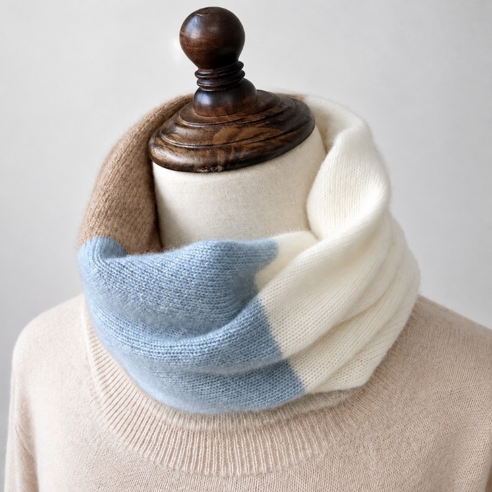Sciarpa Infinity a colori con  - Infinity Scarf Knit recensione e prezzo